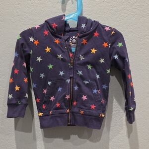 Primary Navy Hoodie with Multicolor Stars